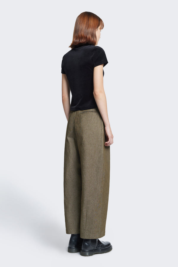 Pose Pant Olive Denim