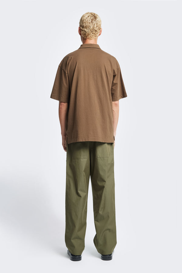 Relay Polo Tee Brown