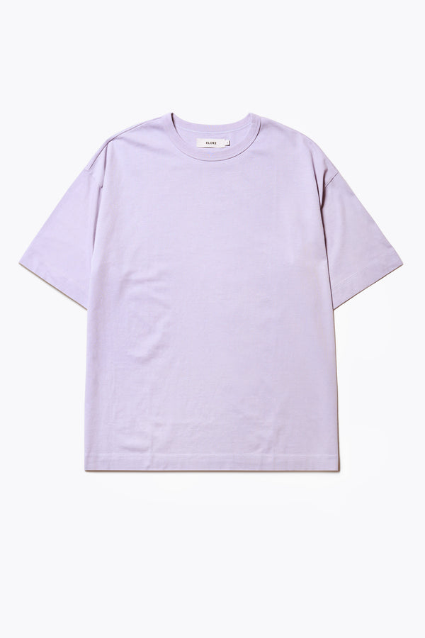Monolith Unisex T-Shirt Lilac. Oversized Relaxed fit. Available in 6 sizes.