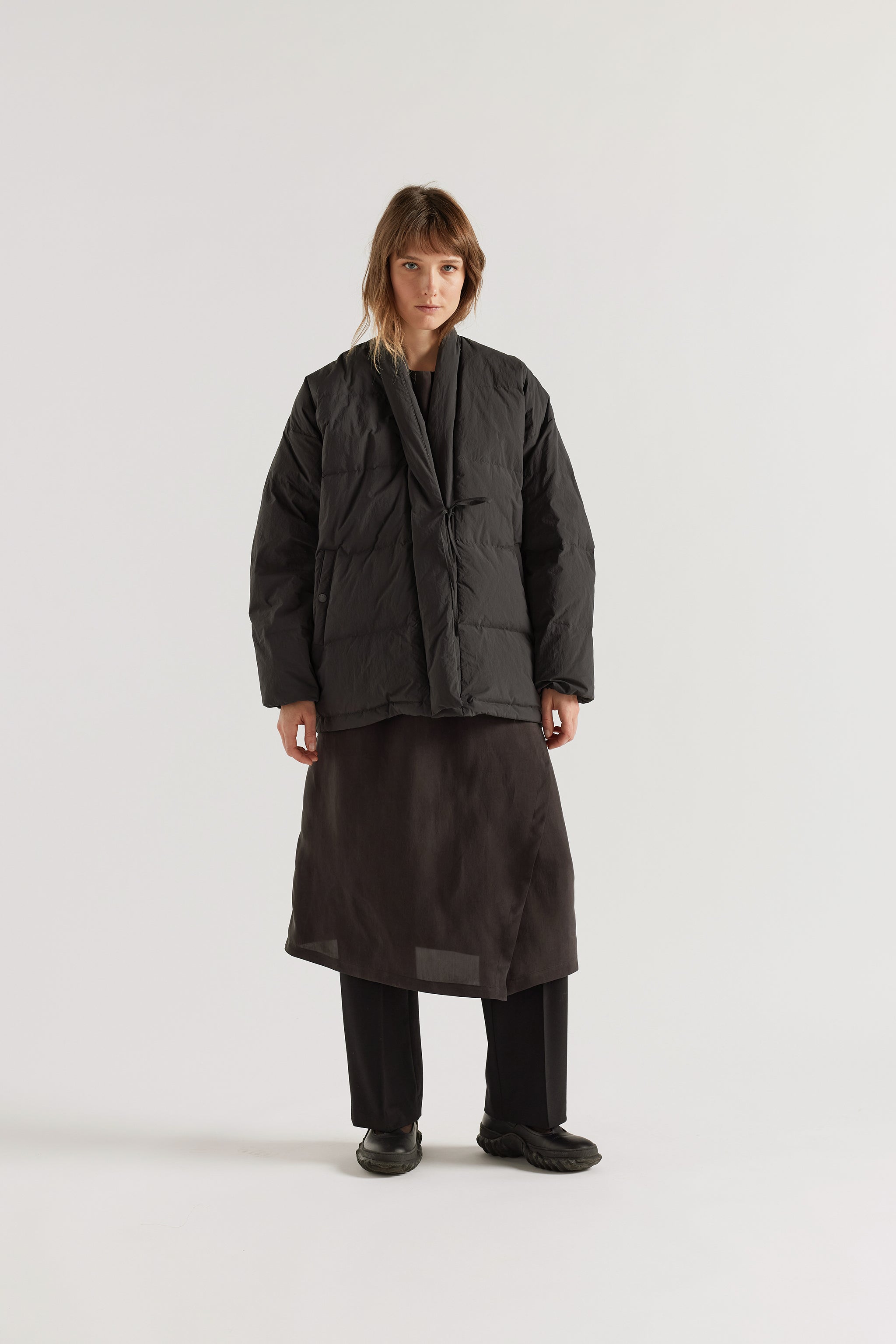 Shop Nimbus Kimono Jacket — Vintage Black | Kloke