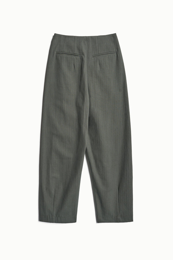 Pose Herringbone Pant Hunter Green