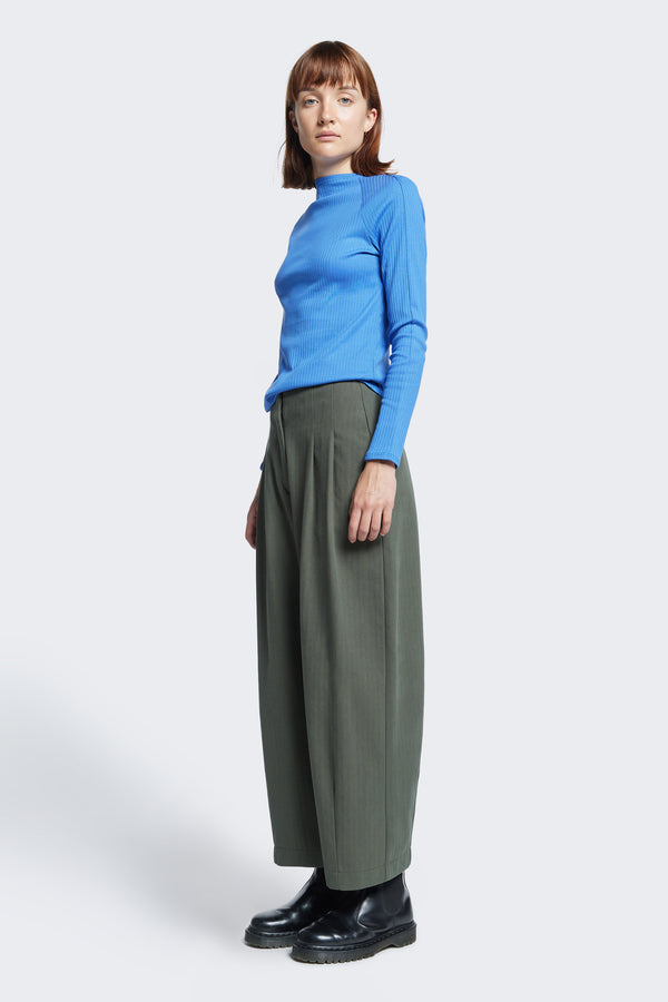 Pose Herringbone Pant Hunter Green