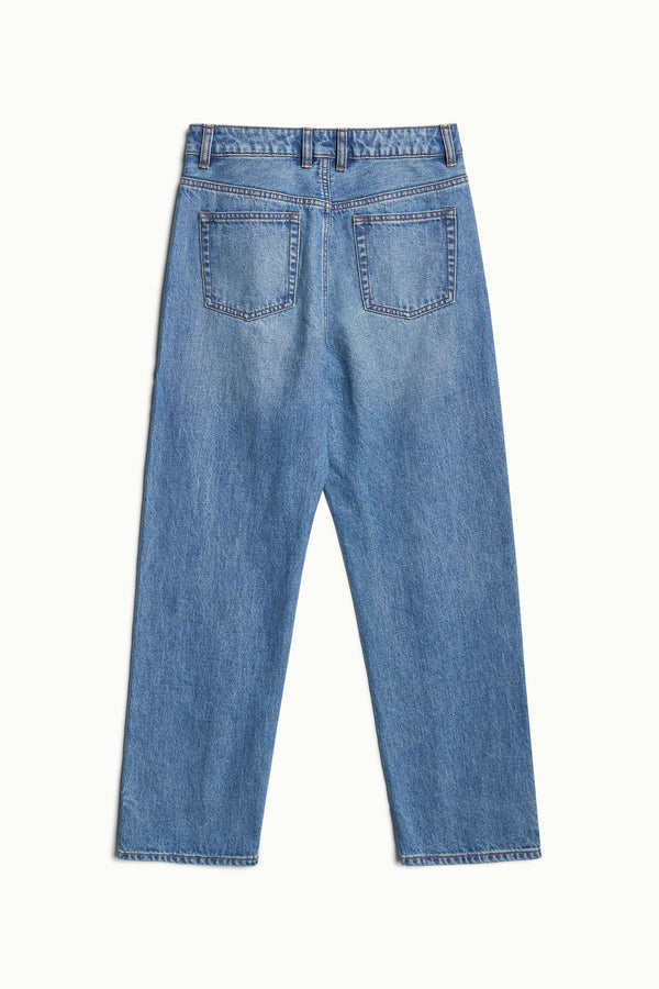 Evade Straight Leg Jean Mid Blue Fade