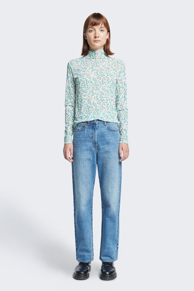 Evade Straight Leg Jean Mid Blue Fade