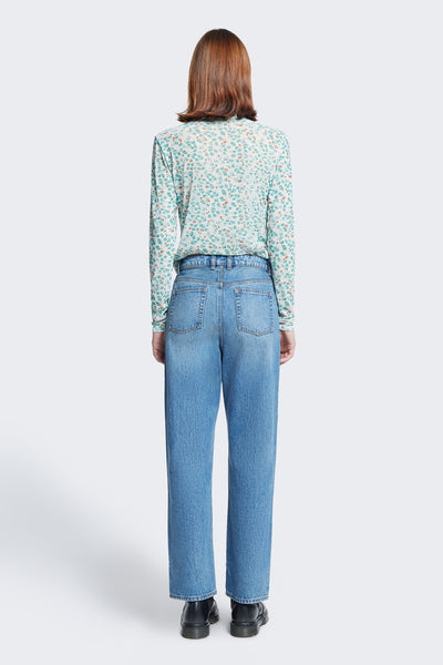 Evade Straight Leg Jean Mid Blue Fade