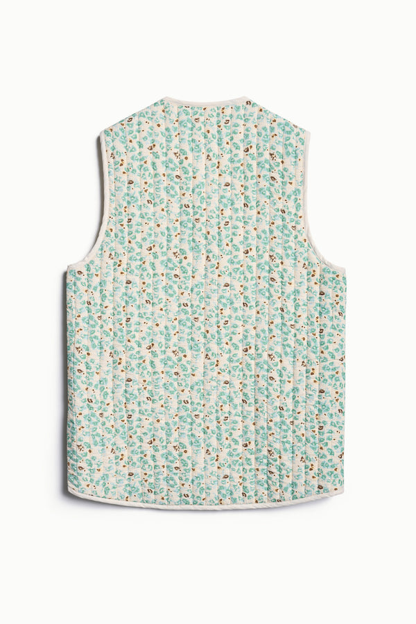 Scion Reversible Garden Vest Voyria Print Ecru