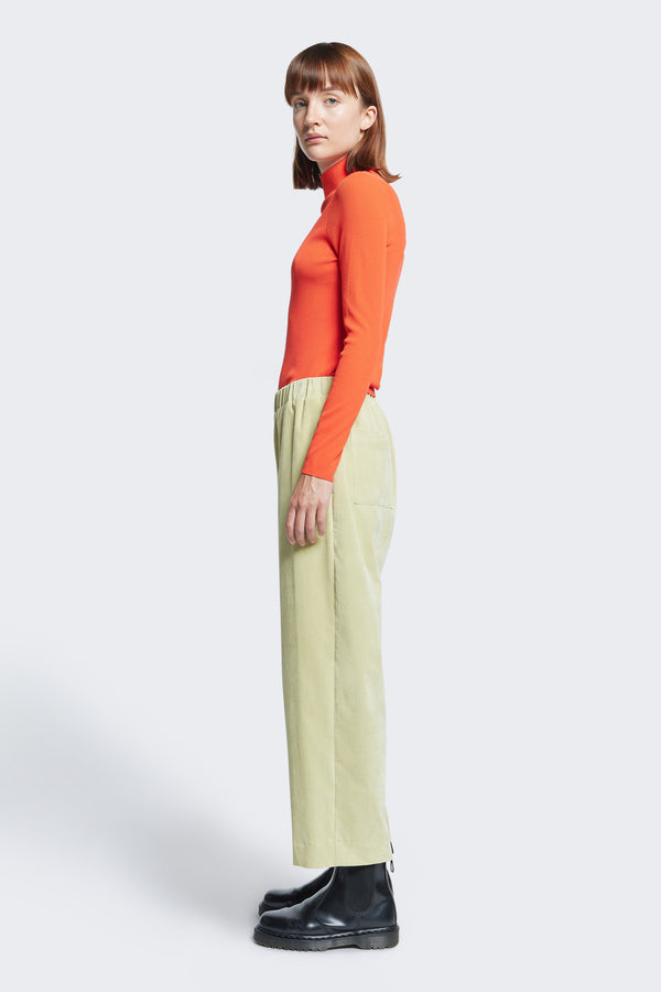 Aurelius Velvet Pant Citron