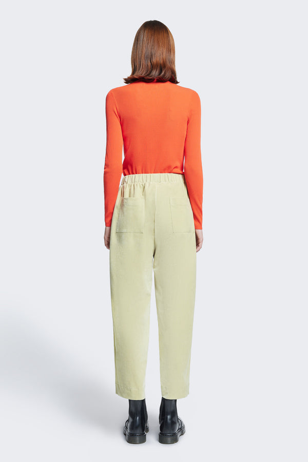 Aurelius Velvet Pant Citron