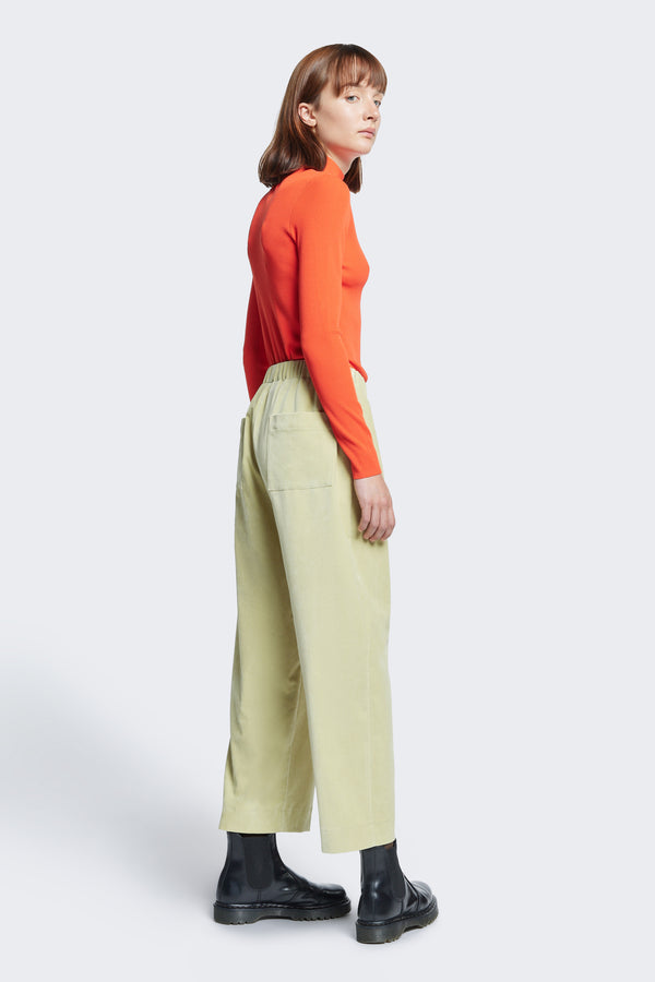 Aurelius Velvet Pant Citron