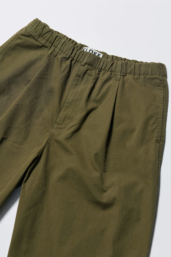 Boulder Pleat Pant Olive