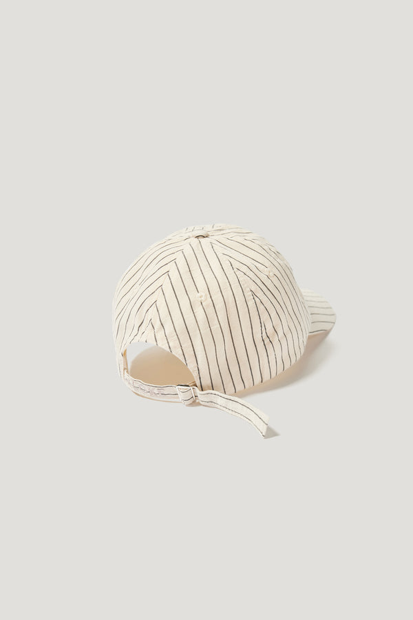 Still Cap Ecru Pin Stripe