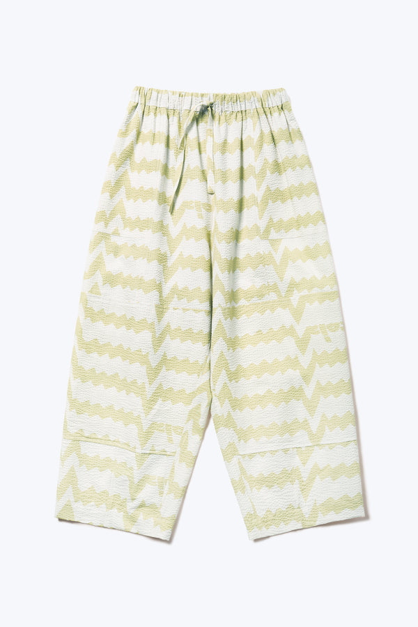 Aratus Pant Pale Green Print