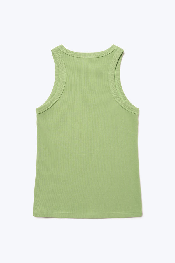 Flux Racer Back Tank Moss