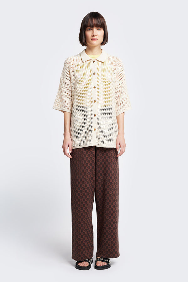 Shallows Knit Shirt Ecru