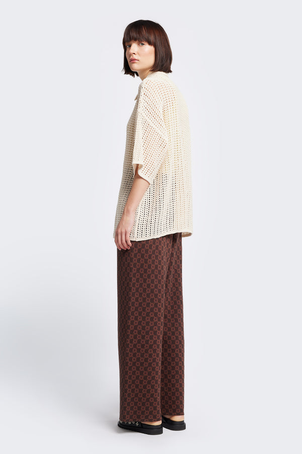 Shallows Knit Shirt Ecru