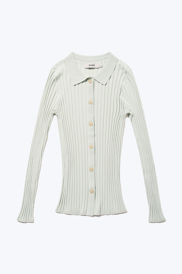 Notion Rib Shirt Pale Blue