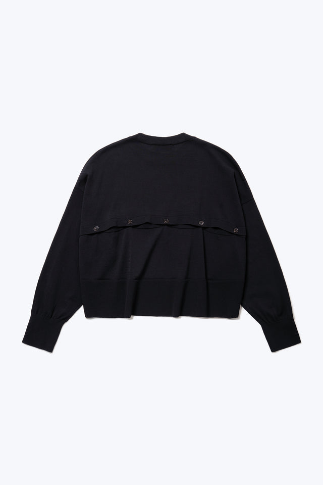 Keyhole black sweater hotsell