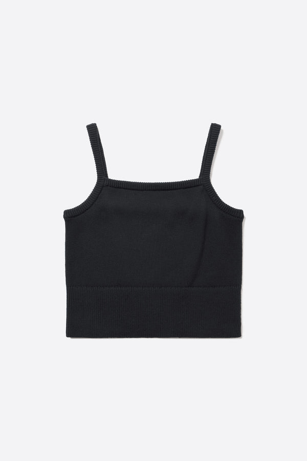 Peril Knit Tank Black