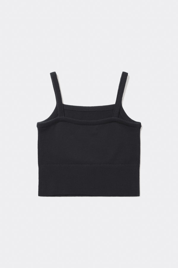 Peril Knit Tank Black