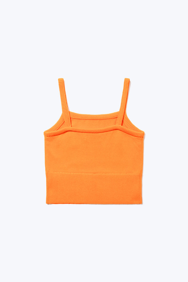 Peril Knit Tank Orange