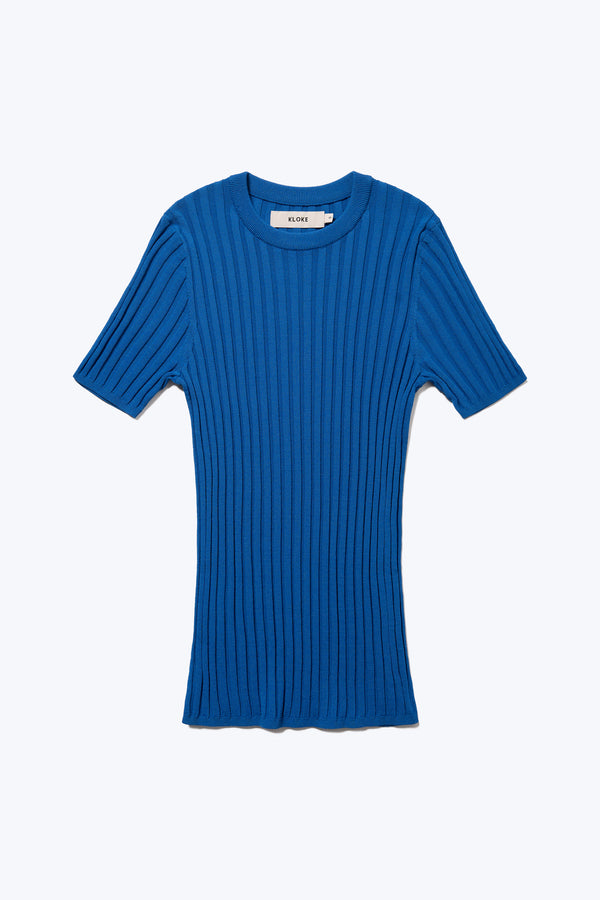 Astray Rib Tee Egyptian Blue