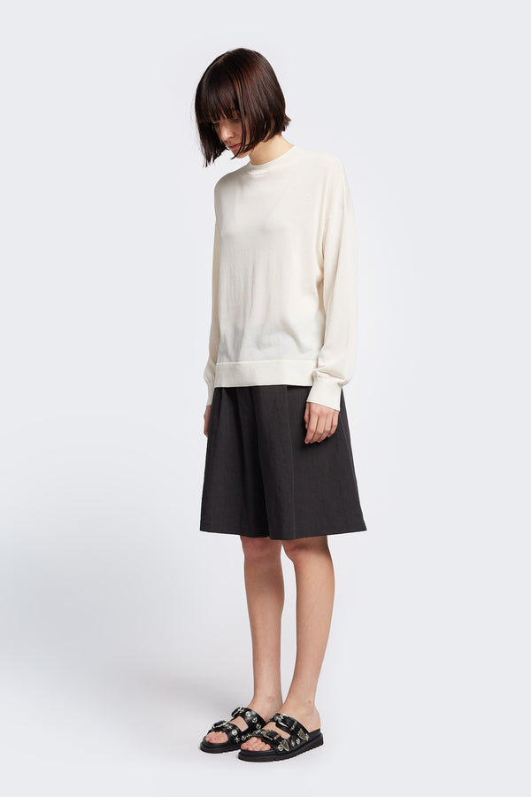 Aurum Sheer Sweater Ecru