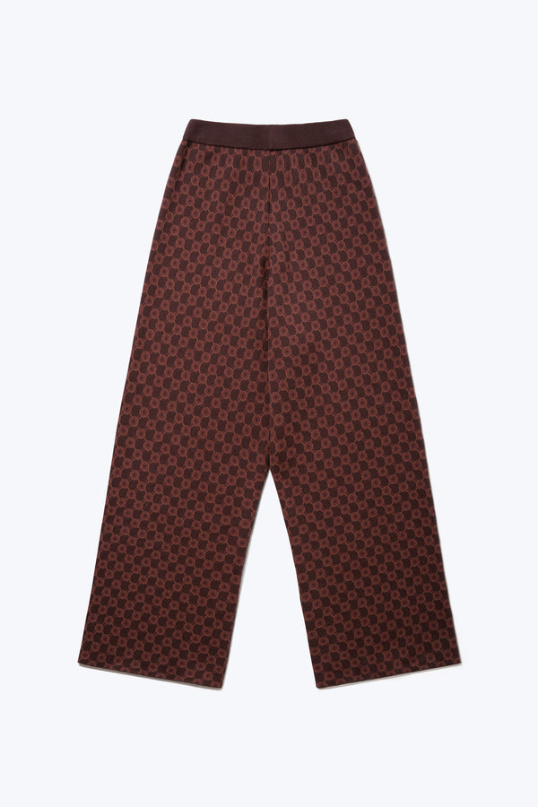 Mida Jacquard Pant Brown/Brown