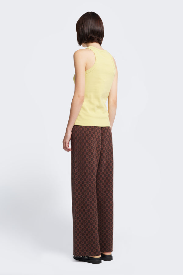 Mida Jacquard Pant Brown/Brown