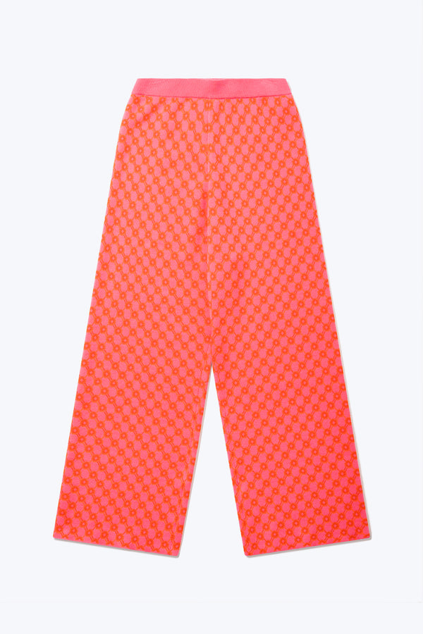 Mida Jacquard Pant Orange/Pink