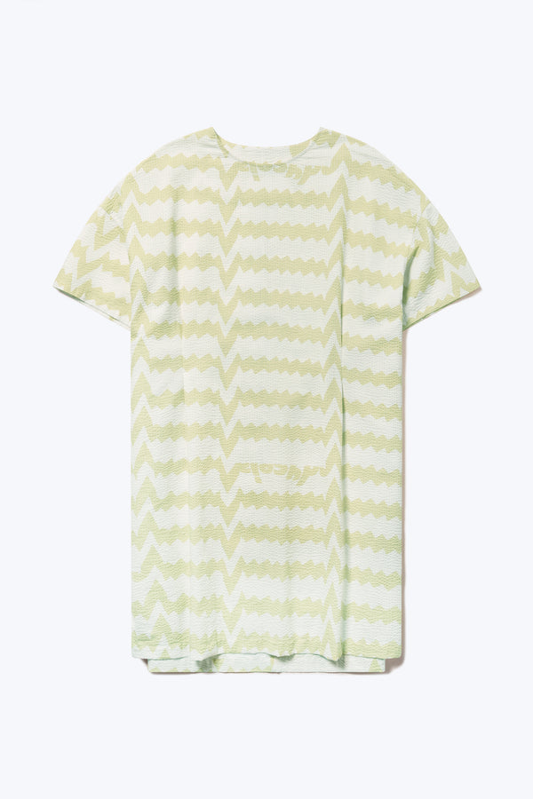 Lumen Dress Pale Green Print