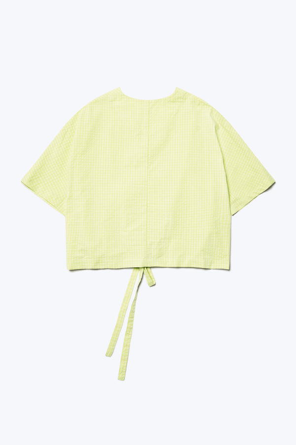 Elude Top Citrus Gingham