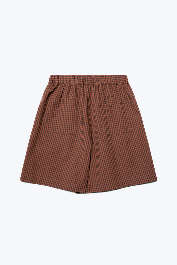 Ore Short Brown Gingham