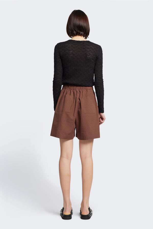 Ore Short Brown Gingham