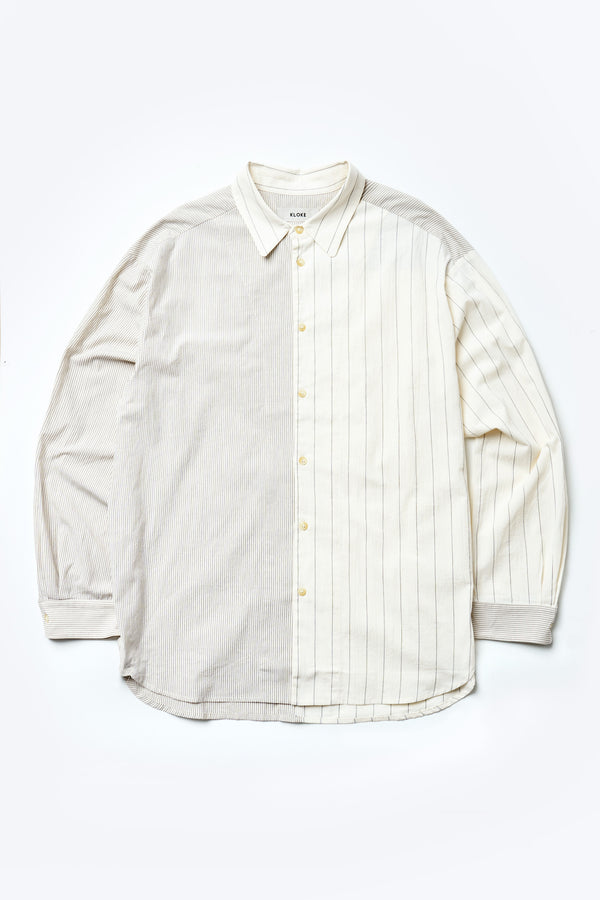 Spliced Stripe l/s Shirt Stripe