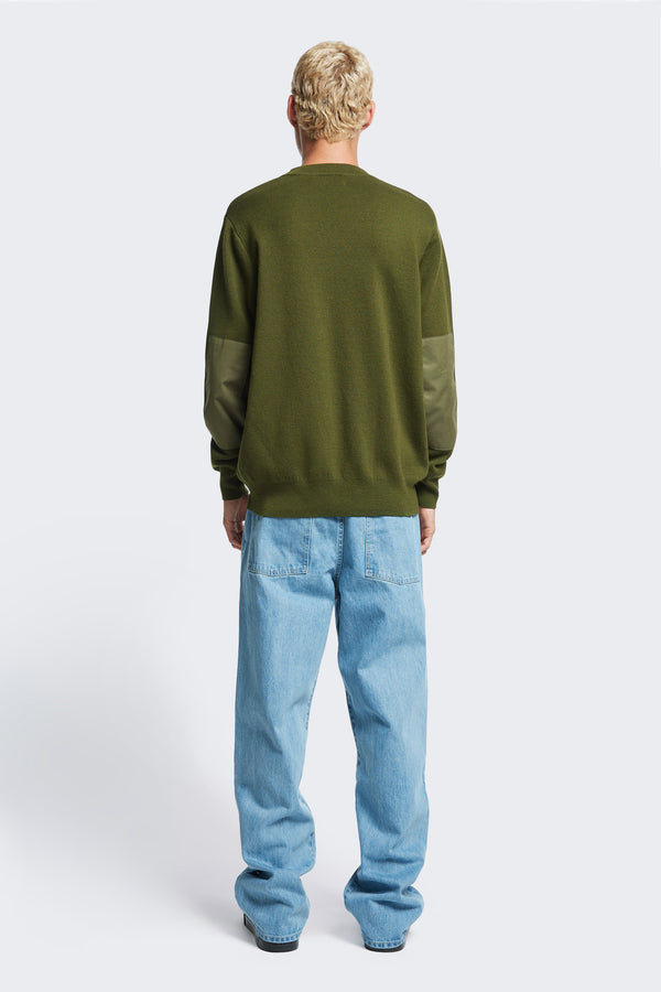 Surplus Patch Sweater Fatigue Green