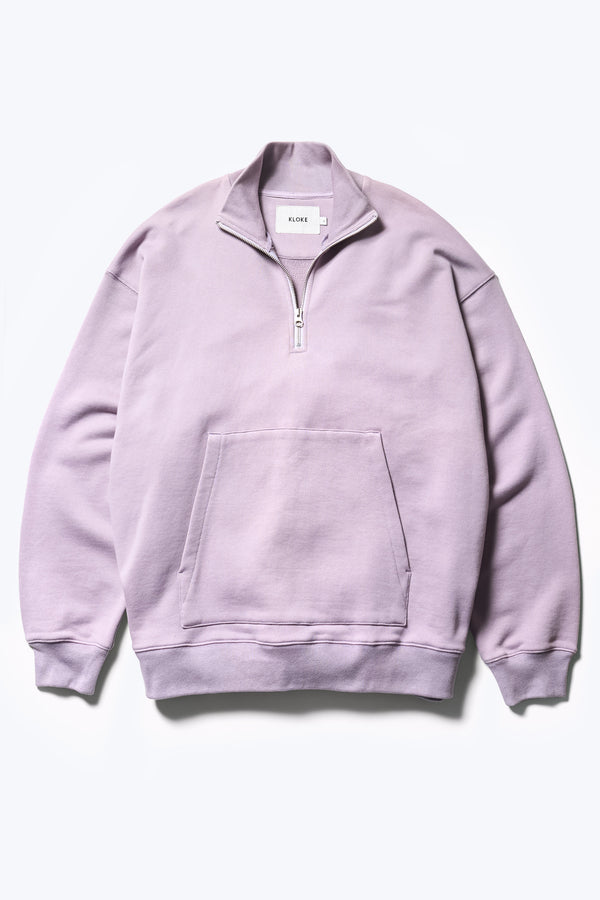 Inferno 1/4 Zip Sweater Lilac