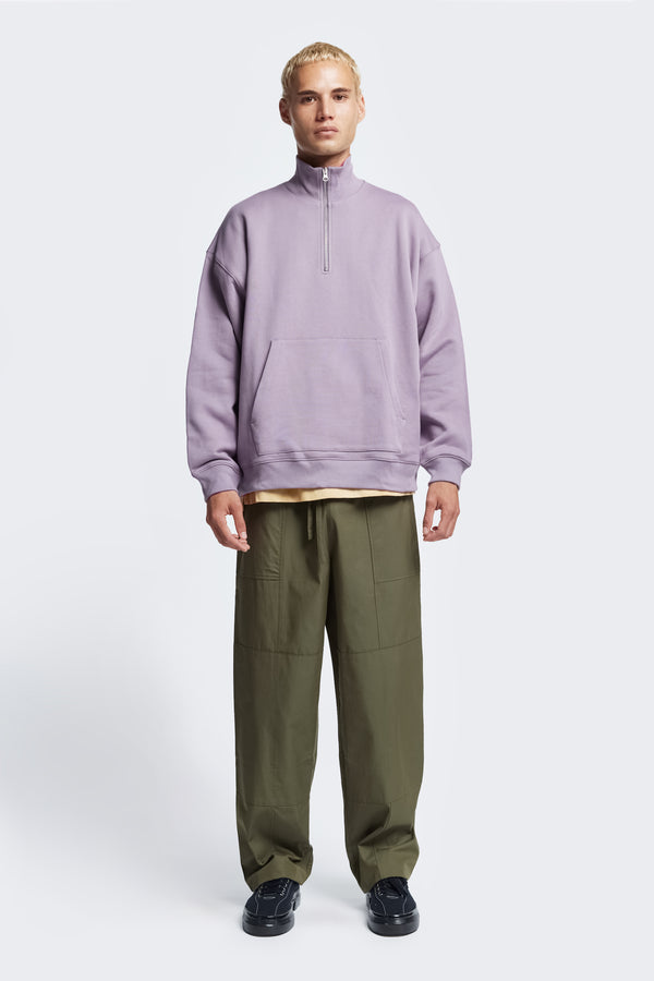 Inferno 1/4 Zip Sweater Lilac