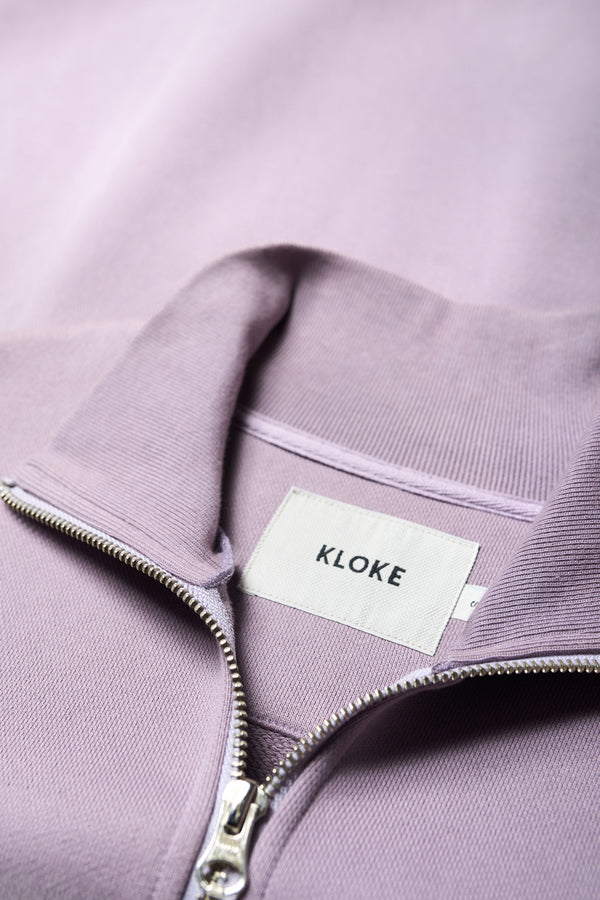 Inferno 1/4 Zip Sweater Lilac