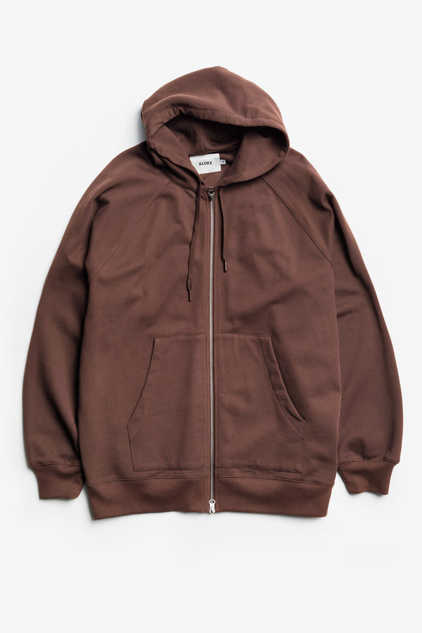 Kandam Zip Up Hoodie Chocolate