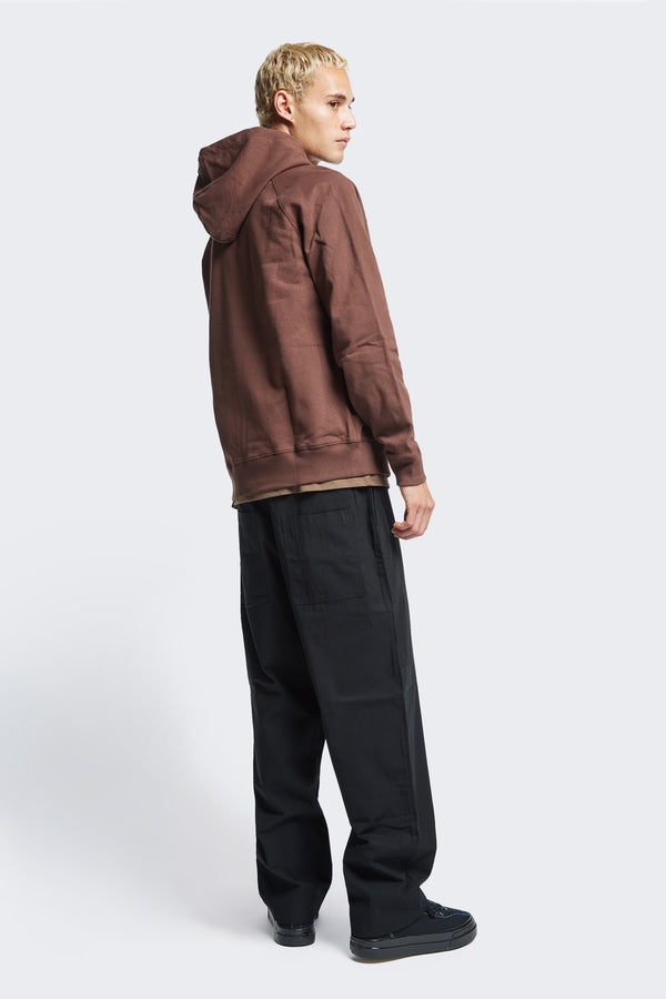 Kandam Zip Up Hoodie Chocolate