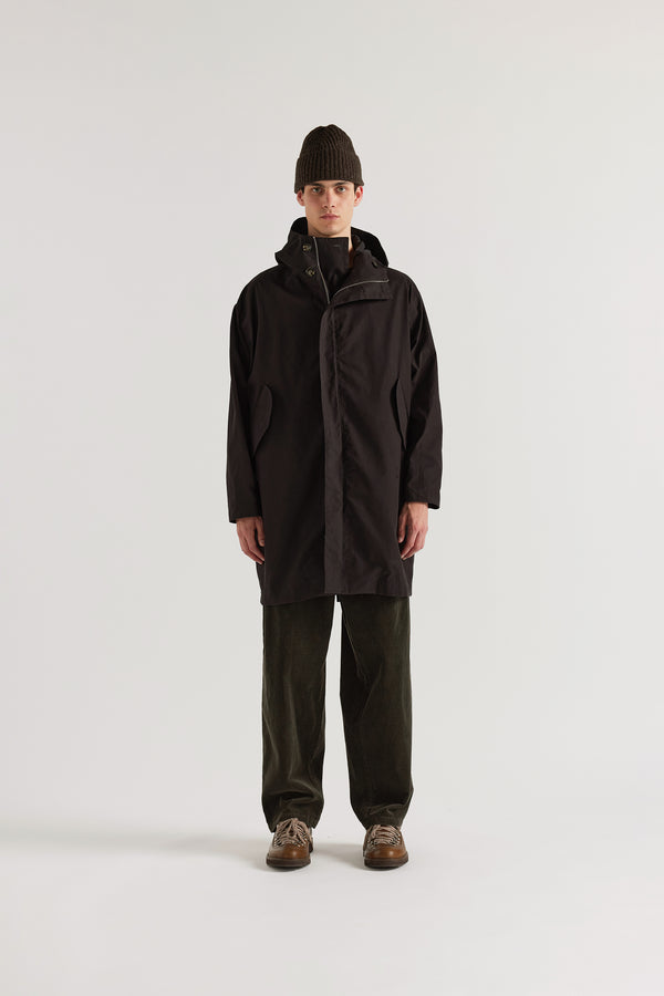 Time Hooded Parka Black