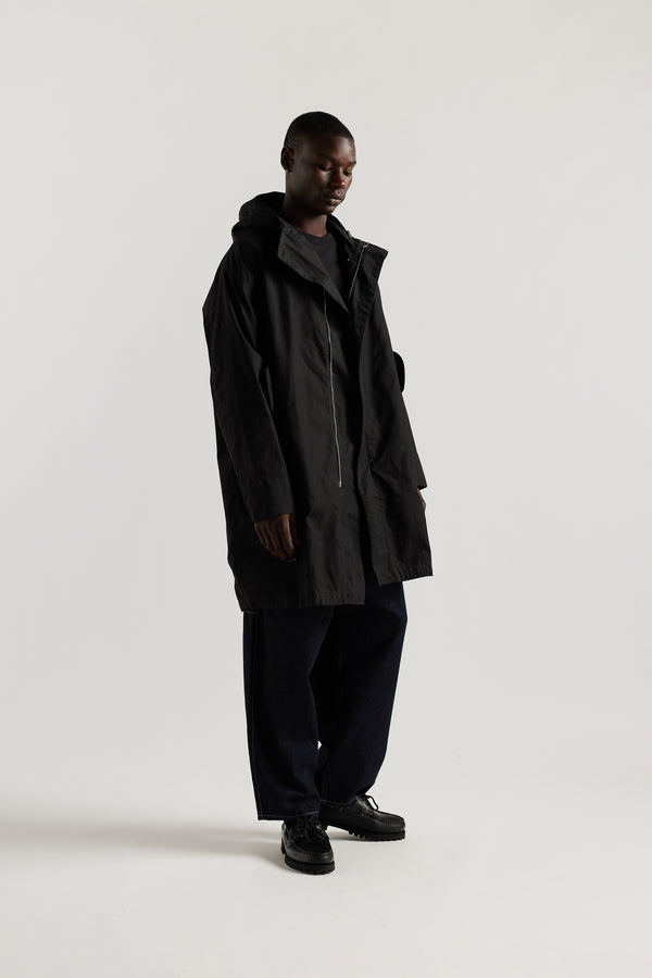 Time Hooded Parka Black