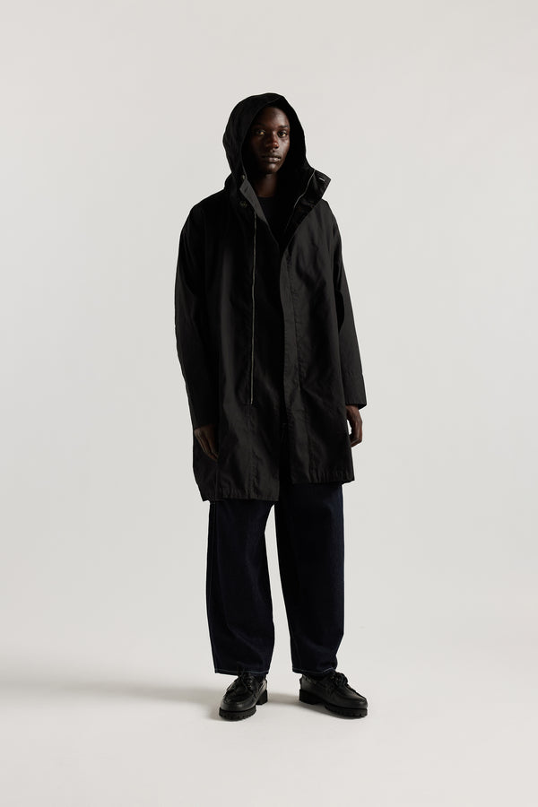 Time Hooded Parka Black