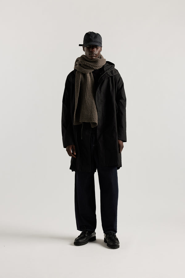 Time Hooded Parka Black