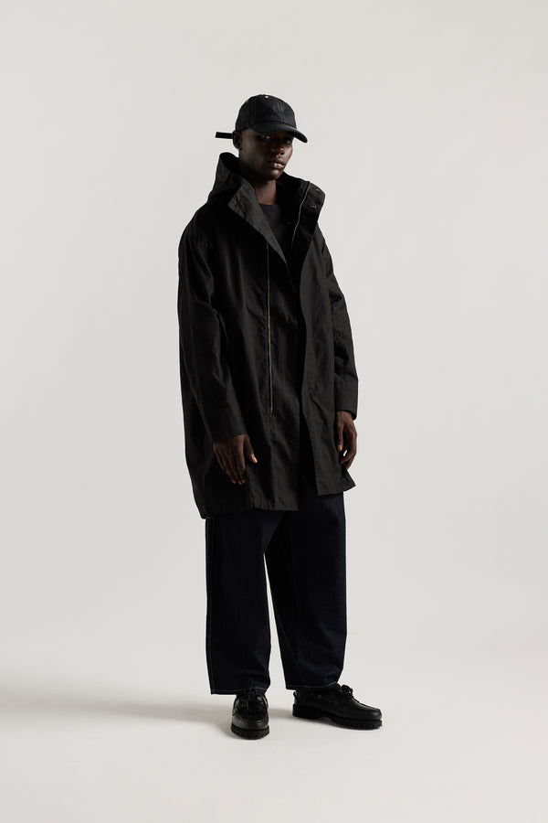 Time Hooded Parka Black