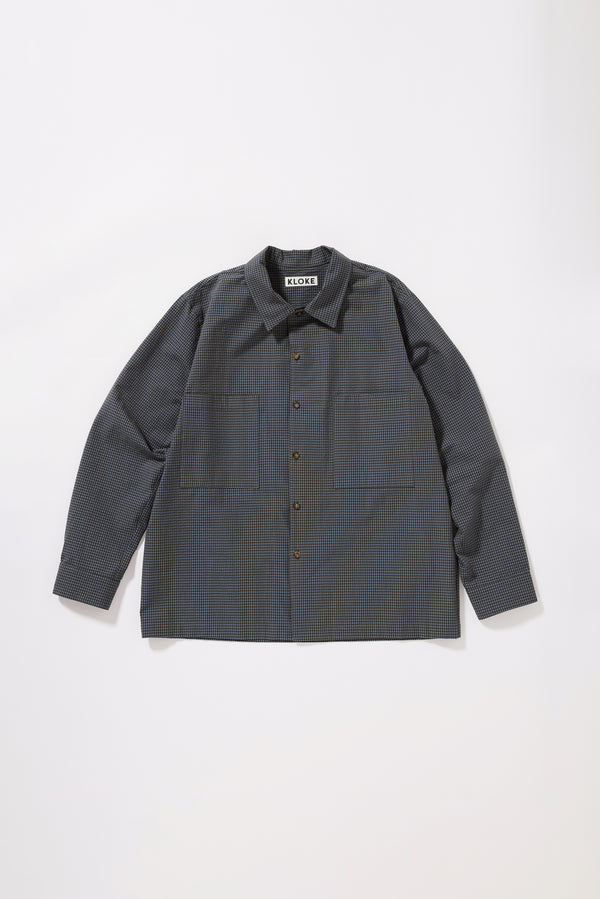 Vesper Gingham Shirt Ink
