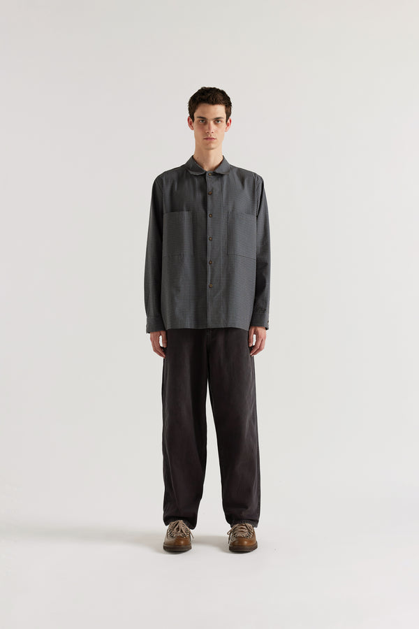 Vesper Gingham Shirt Ink