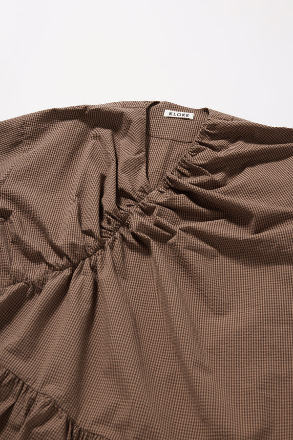 Diffuse Dress Cocoa