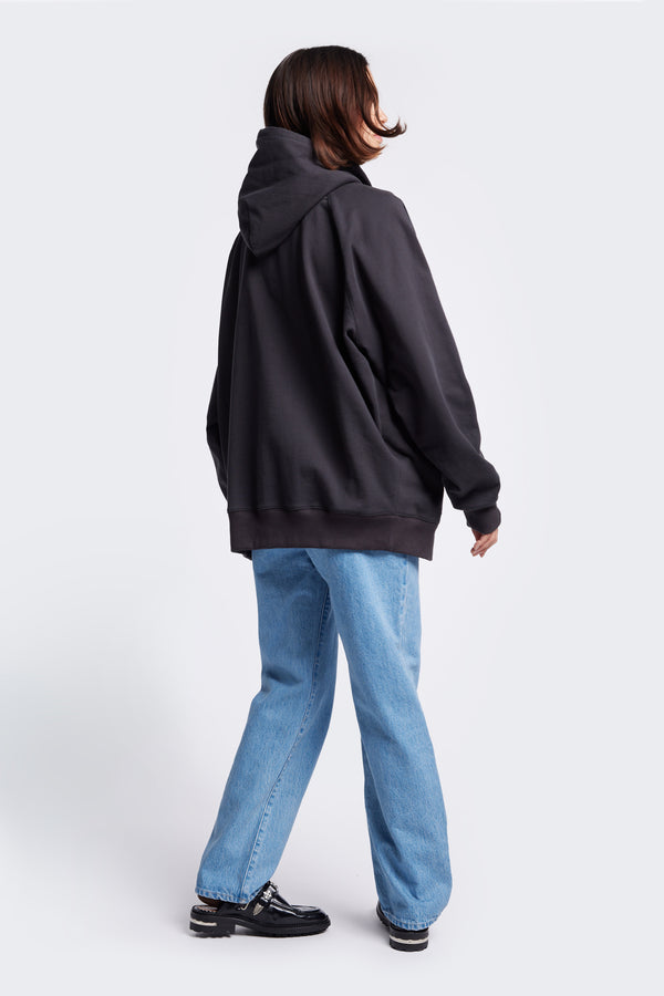 Flumen Unisex Hoodie Vintage Black