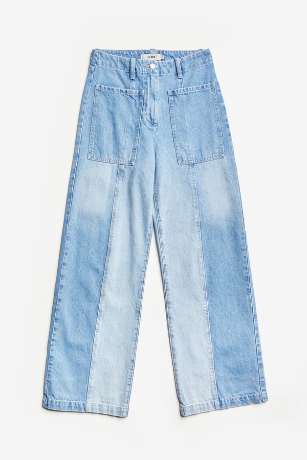 Valence Panel Jean Multi Blue